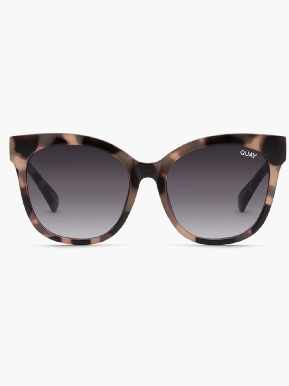 Quay Australia Its My Way Sunglasses Milky Tortoise/Smoke Gradient Cat Eye